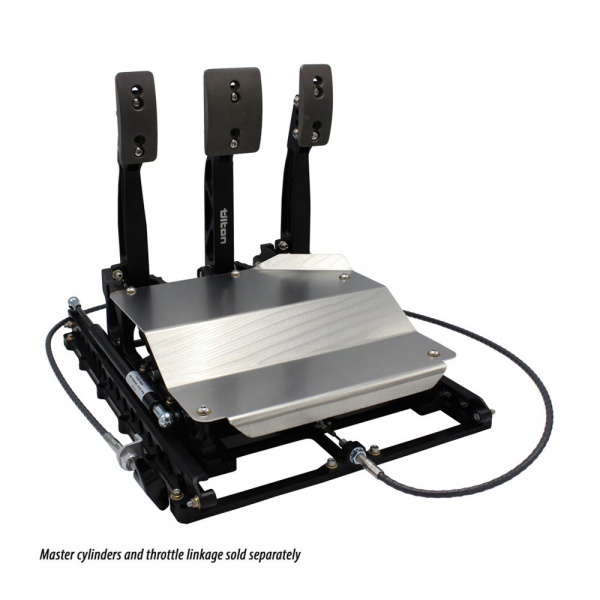 Tilton 850-Series 3 Pedal Under Foot with Slider Assembly